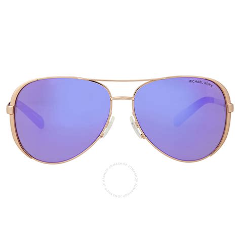 michael kors rose gold aviator glasses|michael kors chelsea aviator sunglasses.